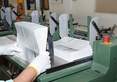 Bindery services and stitching